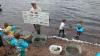 Local youth learn about fish at Devil Track Lake. Submitted photo